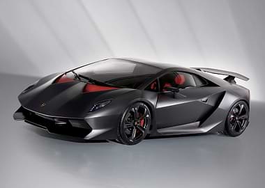 Matte Black Lamborghini Sesto Elemento