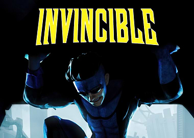 Invincible Superhero Holding Up Structure