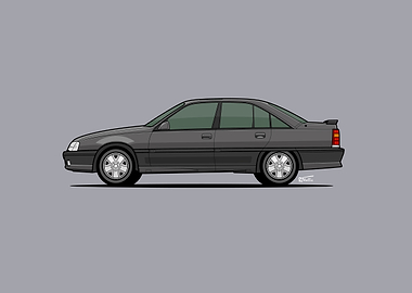 Carlton GSI / Omega 3000 24 Car Illustration