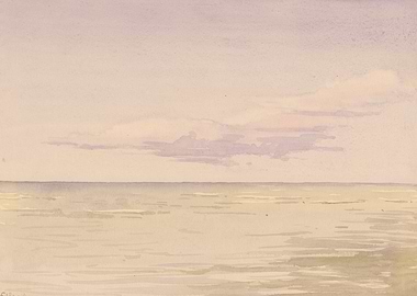 Seascape with Clouds
