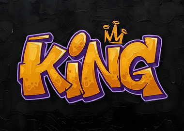 Graffiti King Crown
