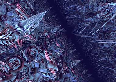 Between Diagonal - Fractal Landscapes