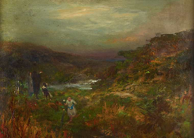 Figures in a Highland Landscape