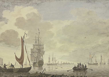 Ships on a Cloudy River