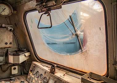 Old Train Cabin Interior