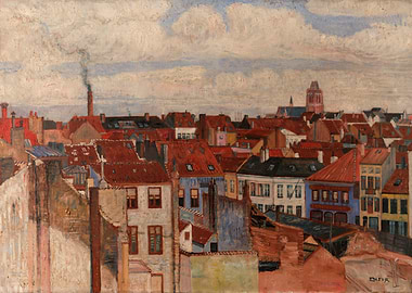 Rooftops of a European City