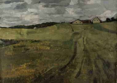 Rural Landscape with Farmhouses