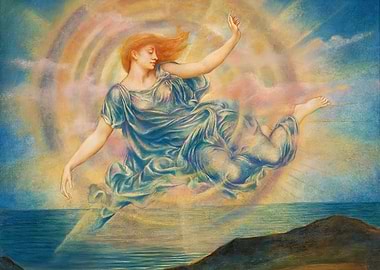 Evening Star over the Sea, Evelyn de Morgan