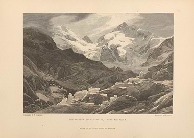 Mont Malatech Glacier Landscape