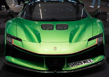 Green McLaren Sports Car