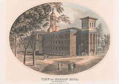 View of Nassau Hall, Princeton