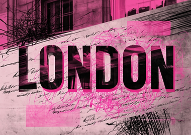London Text Art