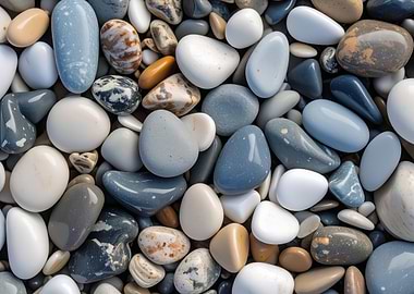 Smooth, Polished River Stones