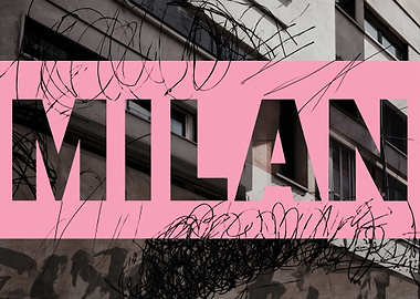 Milan Text Art