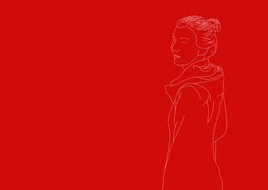 Woman In Parisian Street