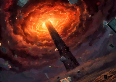 Tower in a Cosmic Vortex