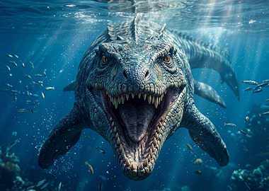 Underwater Dinosaur Attack