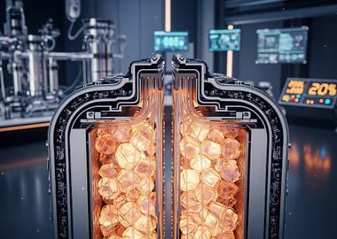 Futuristic Battery Core