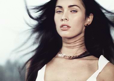 Megan Fox Close-up Portrait