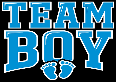 Team Boy Baby Announcement