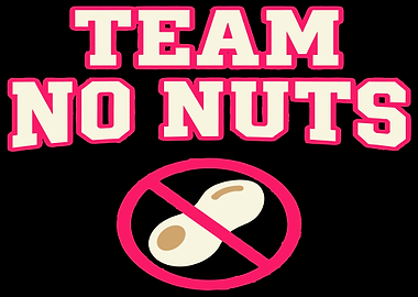 Team No Nuts Peanut Allergy Symbol
