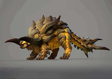 Armored Dragon-like Creature