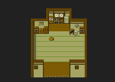 Pixel Art Japanese Room Interior