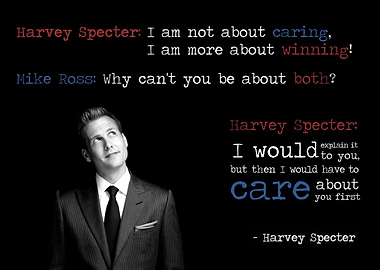 Harvey Specter and Mike Ross Quote