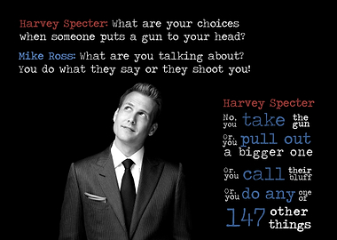 Harvey Specter and Mike Ross Quote