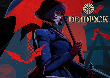 Deadlock Game Art with Vampire Woman