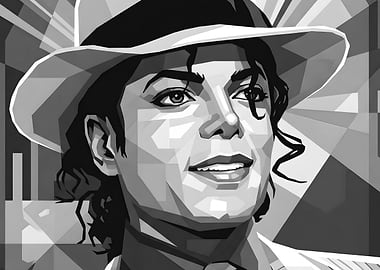 Michael Jackson Pop Art Portrait