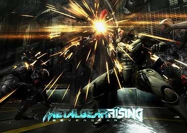 Metal Gear Rising: Revengeance Action Scene