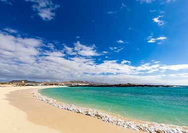 Tropical Beach with Turquoise Water