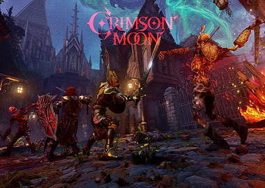 Crimson Moon Game Art