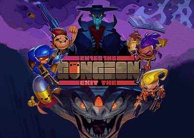 Enter the Gungeon Game Art