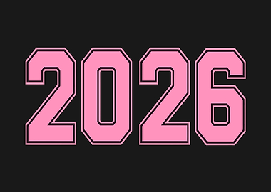 Pink 2026 Text Art