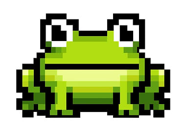 Pixel Art Frog