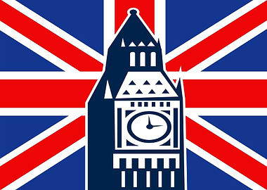 Big Ben and Union Jack