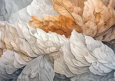 Abstract Autumn Leaves