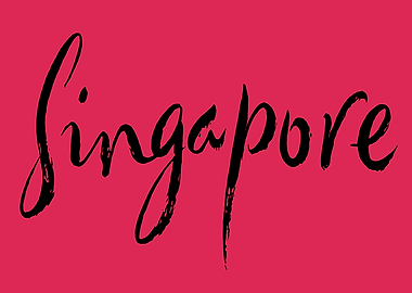 Singapore Calligraphy Text