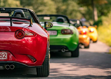 4 generations of MX-5