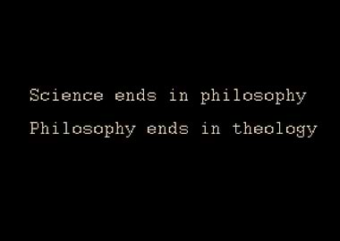Science, Philosophy, Theology Quote