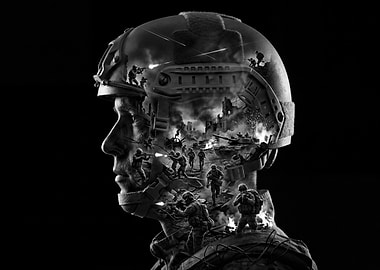 Soldier's Mind War Scene