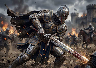 Knight in Battle