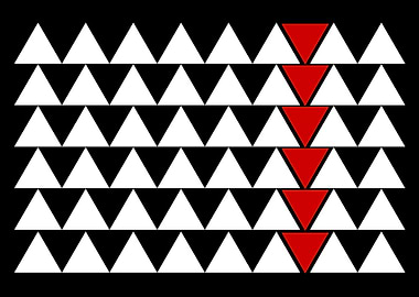 Geometric Triangle Pattern