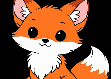 Cute Cartoon Fox