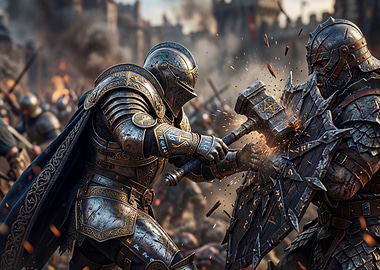Knights in Epic Battle