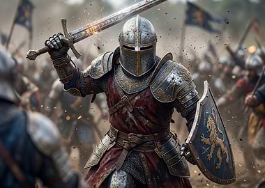 Knight in Battle