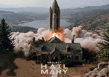 Space Shuttle Launch from House