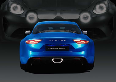 Blue Alpine Premiere Edition Rear View